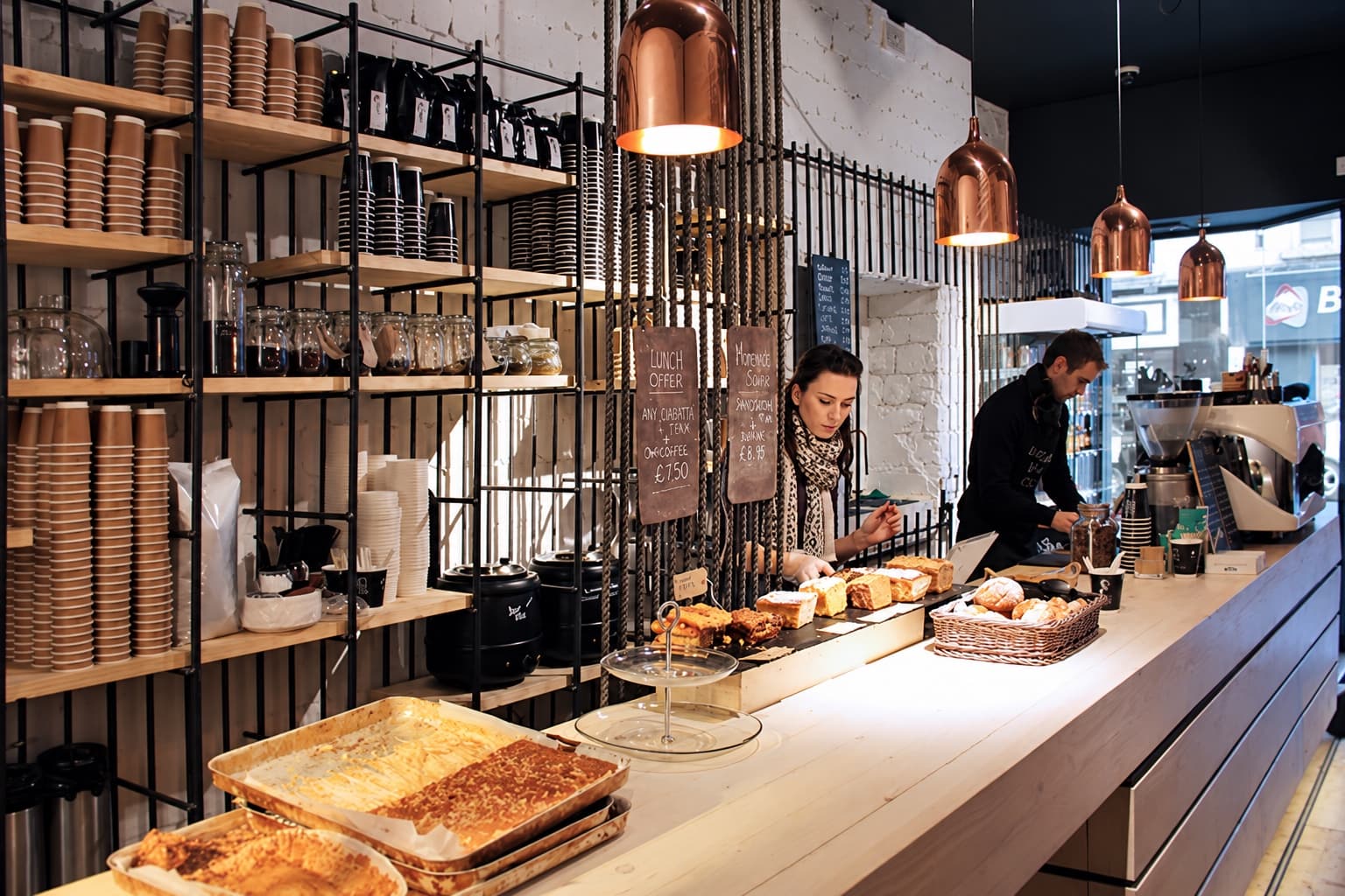 Interior of the Bear Market Blackrock café