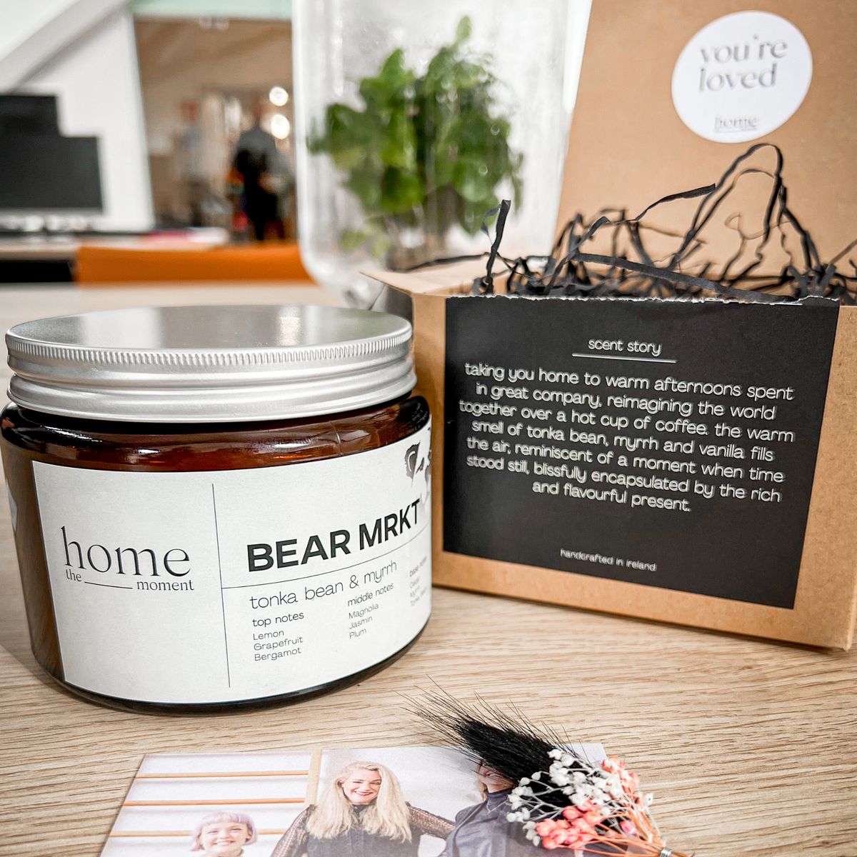 Tonka Bean &amp; Myrrh Candle - Bear Mrkt x The Home Moment