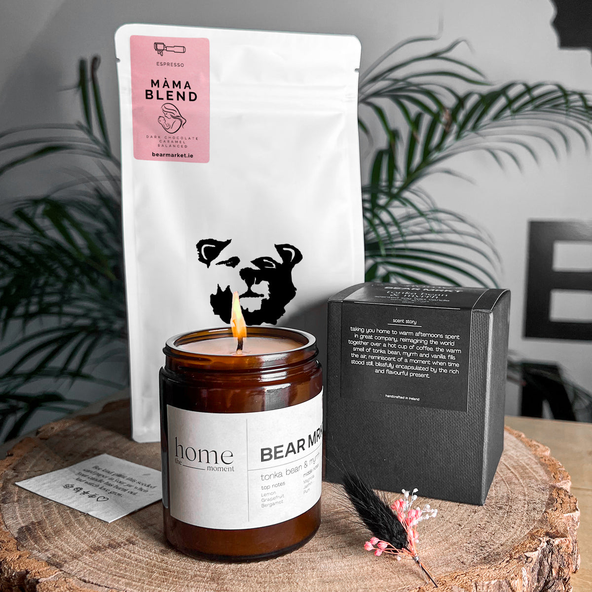Tonka Bean &amp; Myrrh Candle - Bear Mrkt x The Home Moment
