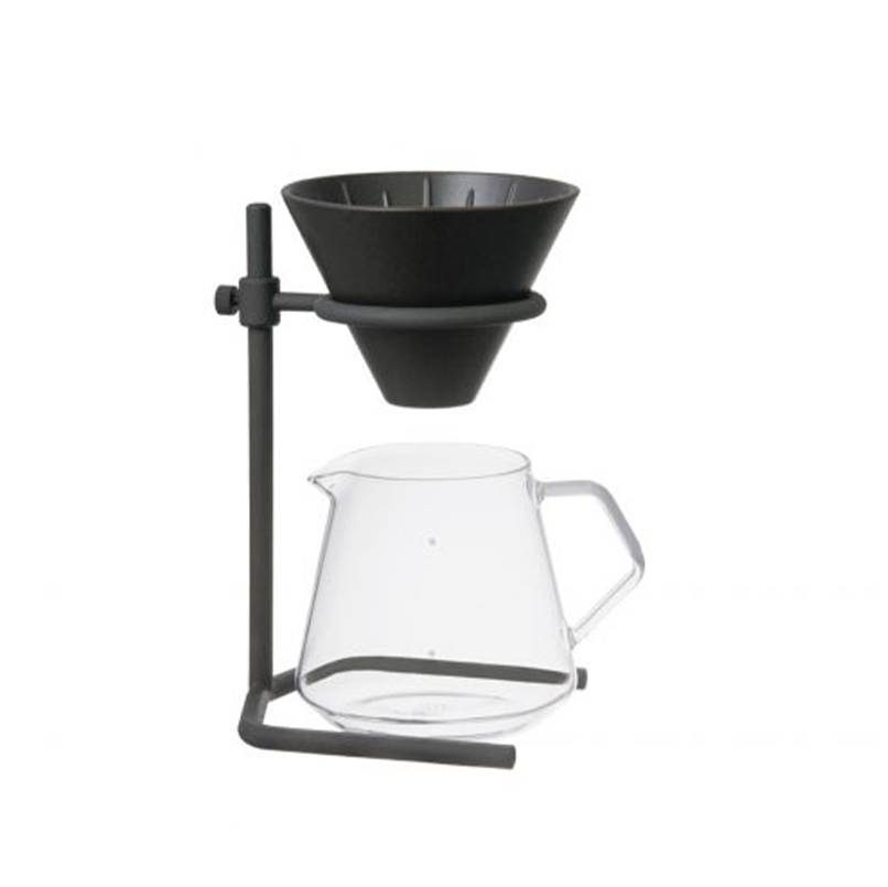Kinto - Kit Station Slow Coffee Style Black 4 cup
